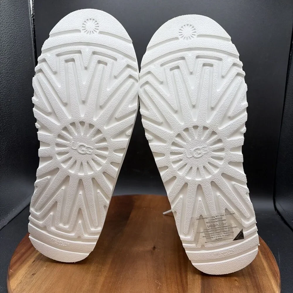 Ugg Neumel Leather White Mens Size 9 Winter Boots 1133777-WWH